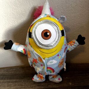 Despicable Me Minion Mayhem Carl Unicorn in Pajamas Toy Stuffed Animal Plush